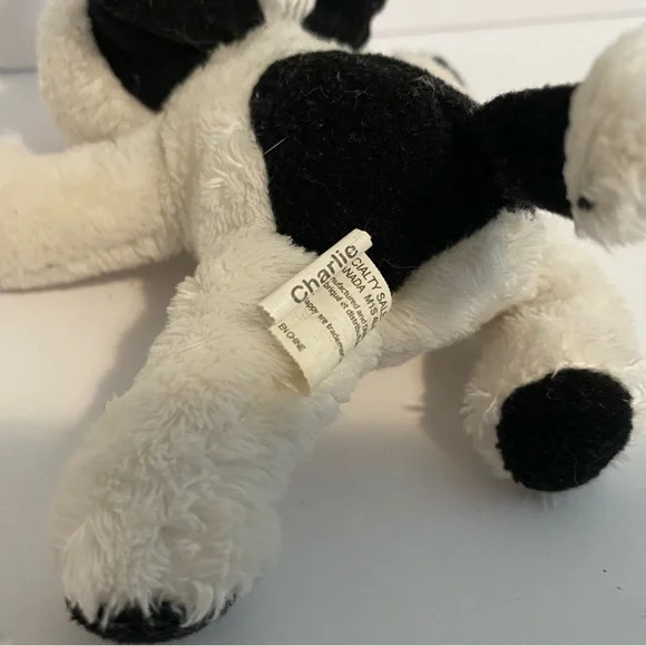 Lil Peepers Russ Berrie Charlie Cow Plush 5” Toy Stuffed Animal Jersey Barn Farm - Picture 4 of 6